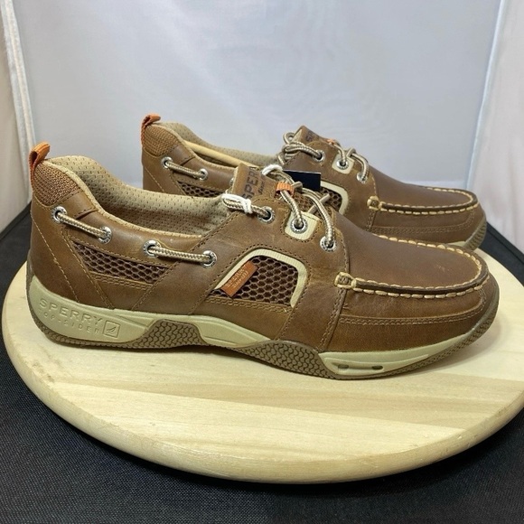Sperry Men\'s Size 9 TOP-SIDER  Sea Kite Sport Moc Boat Brown Shoes NEW! main image 11